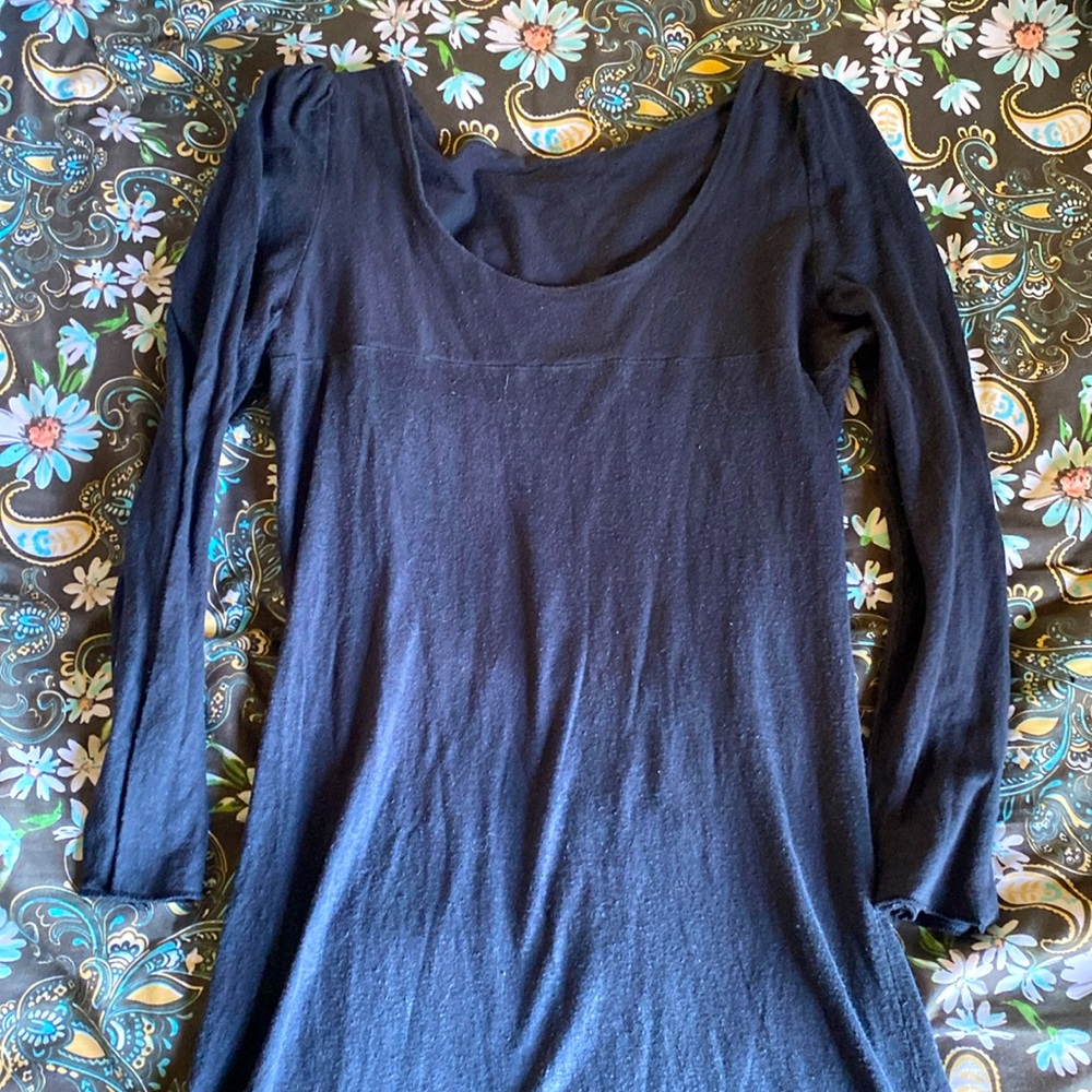 Gaia Conceptions Prairie Short Indigo Dress